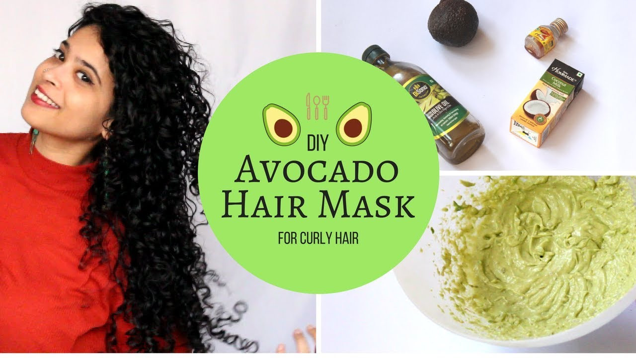 DIY Hair Mask For Frizzy Hair
 DIY Avocado Hair Mask Long Healthy Curly Hair