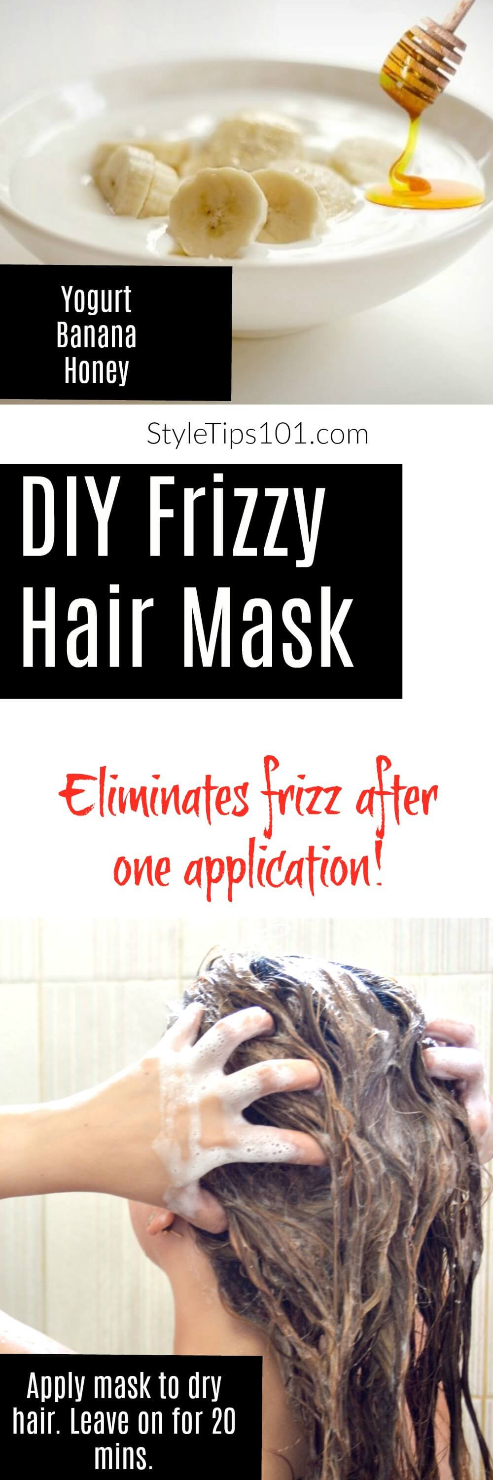 DIY Hair Mask For Frizzy Hair
 DIY Frizzy Hair Mask