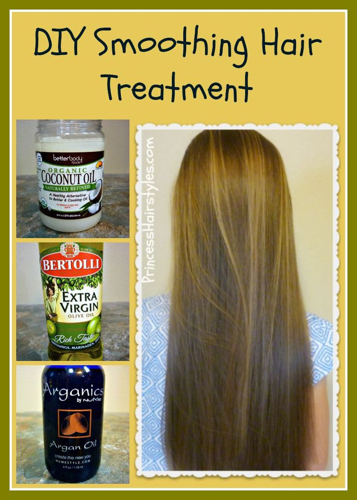 DIY Hair Oil Treatment
 DIY smoothing hair treatment recipe and tutorial Coconut