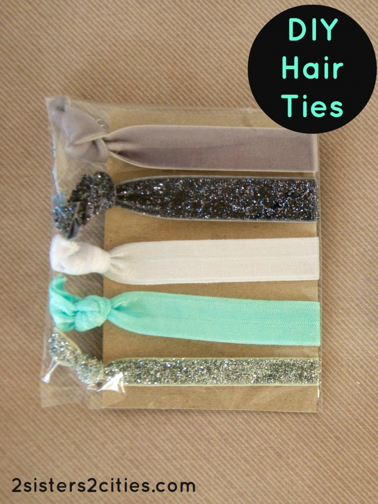 DIY Hair Tie
 DIY Hair Ties and a Giveaway