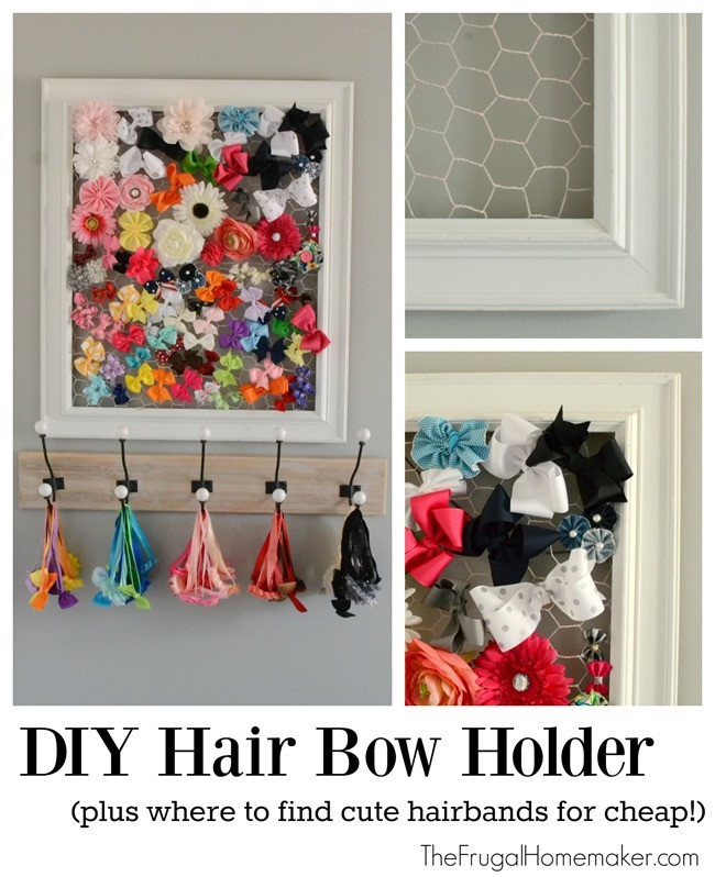 DIY Hairbow Holder
 DIY Hair Bow Holder plus where to find cute hairbands for