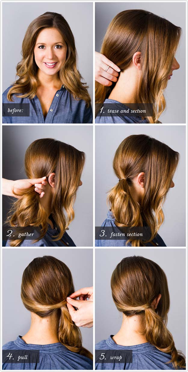 DIY Haircut Ponytail
 36 Best Hairstyles for Long Hair DIY Projects for Teens