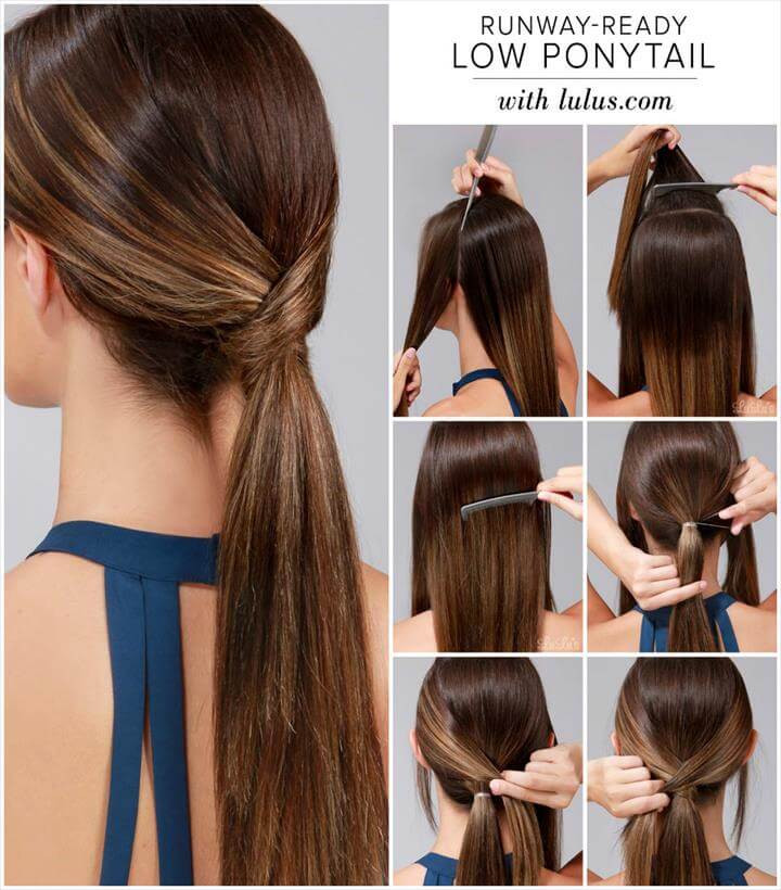 DIY Haircut Ponytail
 25 DIY Hairstyles You Can Do With These Step by Step