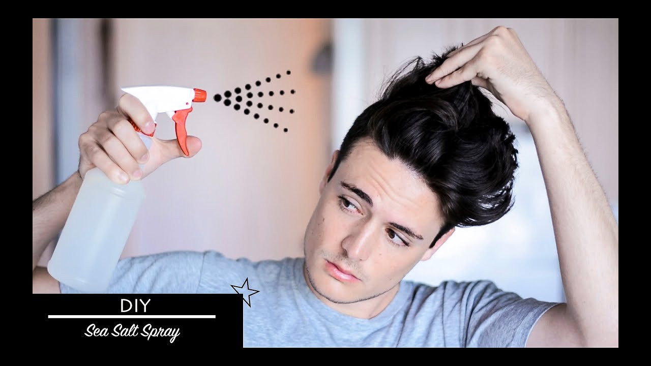 DIY Haircuts Men
 Mens Hair DIY Sea Salt Spray