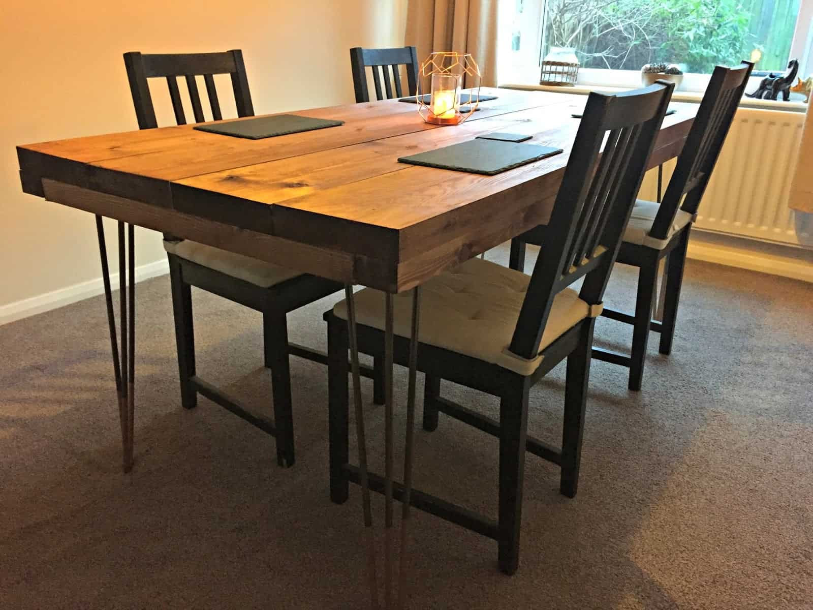 DIY Hairpin Leg Dining Table
 Eat In More ten Thanks to Our DIY Dining Table Ideas