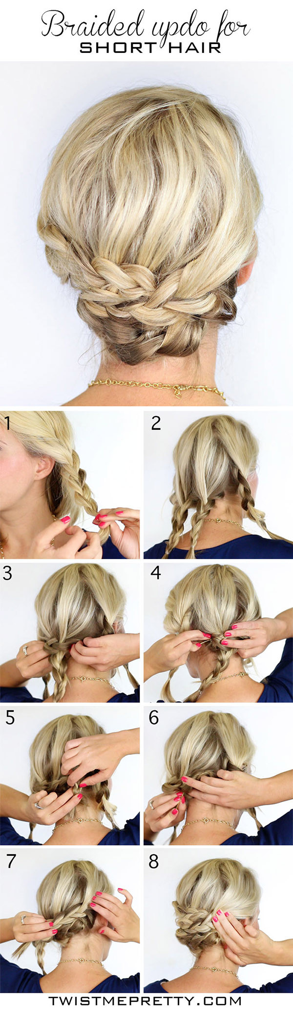 DIY Hairstyle For Short Hair
 20 DIY Wedding Hairstyles With Tutorials To Try Your Own