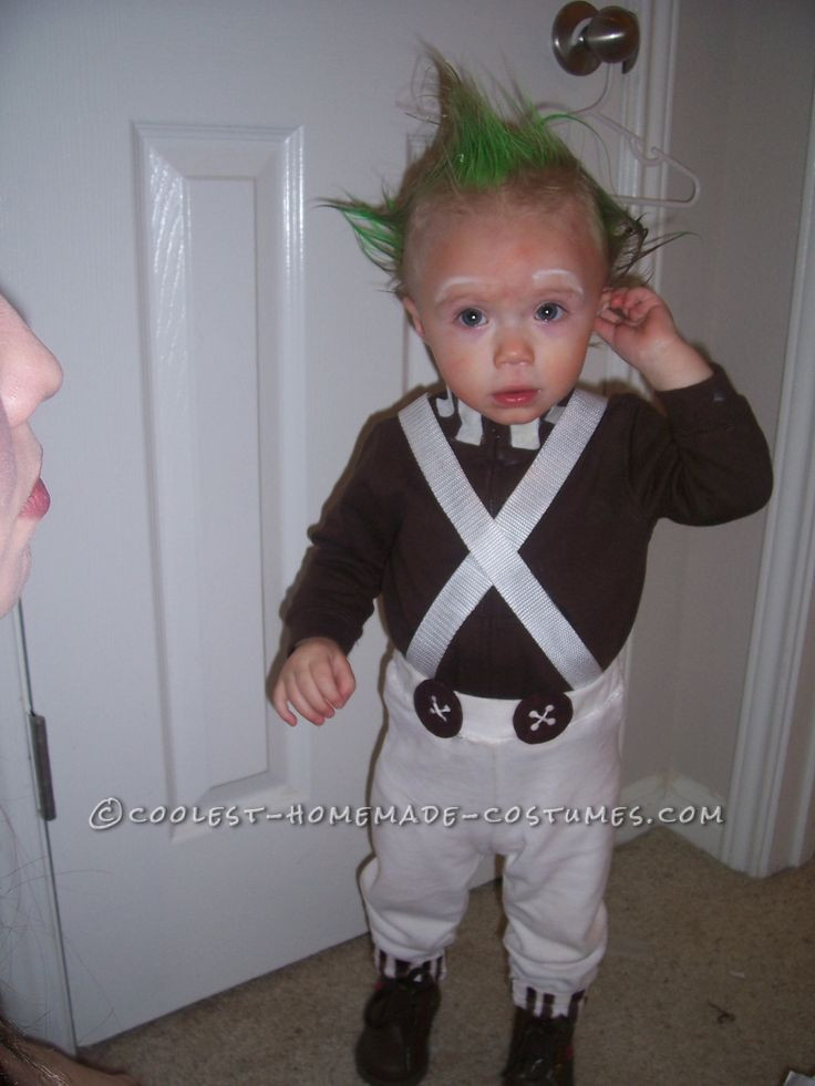 DIY Halloween Costumes For Toddler Boys
 1 Year Old Easy Oompa Loompa Costume