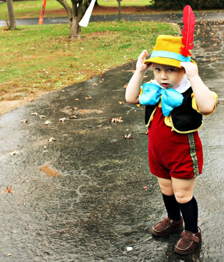 DIY Halloween Costumes For Toddler Boys
 DIY Pinocchio Halloween costume for toddler boy I love