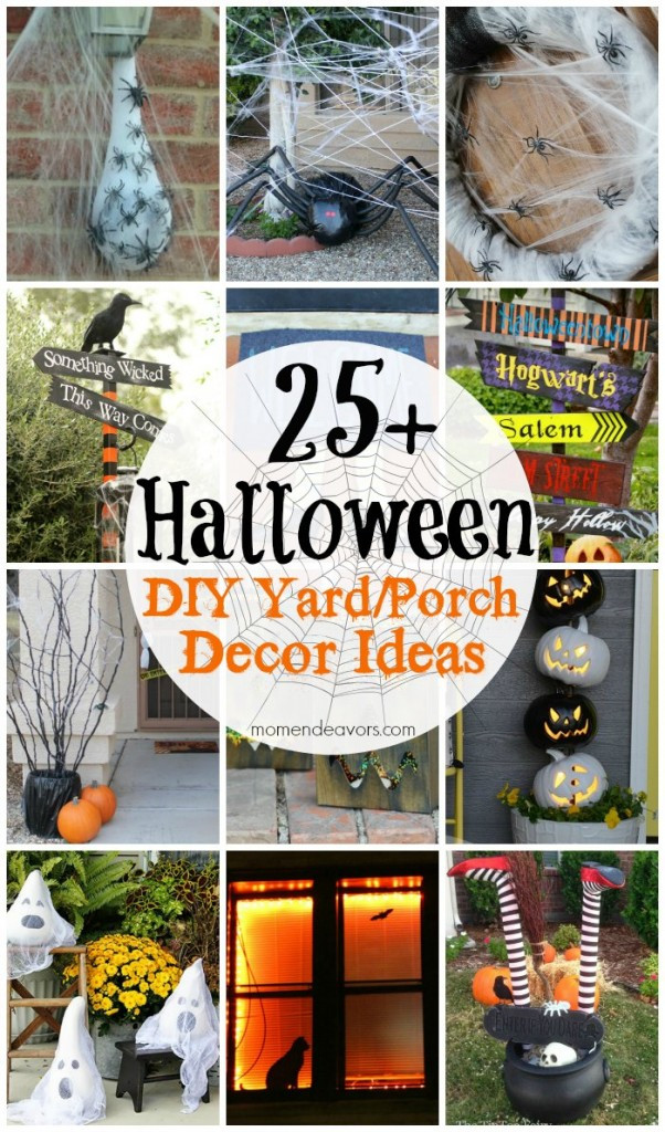 DIY Halloween Outdoor Decorations
 25 DIY Halloween Yard & Porch Decor Ideas