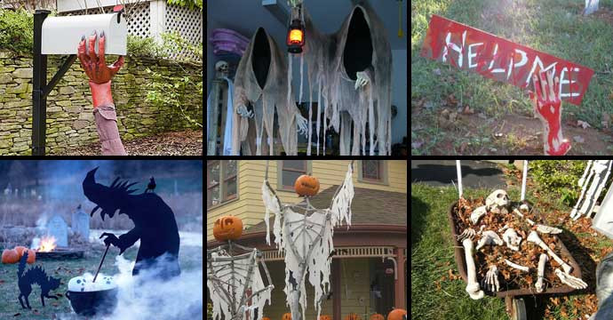 DIY Halloween Outdoor Decorations
 Top 20 Ideas Turn Trash Bags Into Creepy Halloween