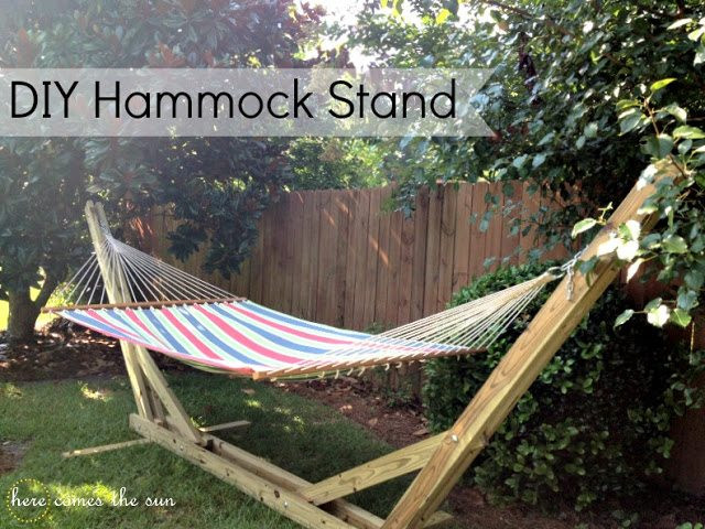 DIY Hammock Stand Plans
 $40 DIY Hammock Stand that You Can Make this Weekend