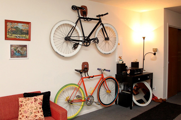 DIY Hanging Bike Rack
 Bike Storage Ideas 30 Creative Ways of Storing Bike