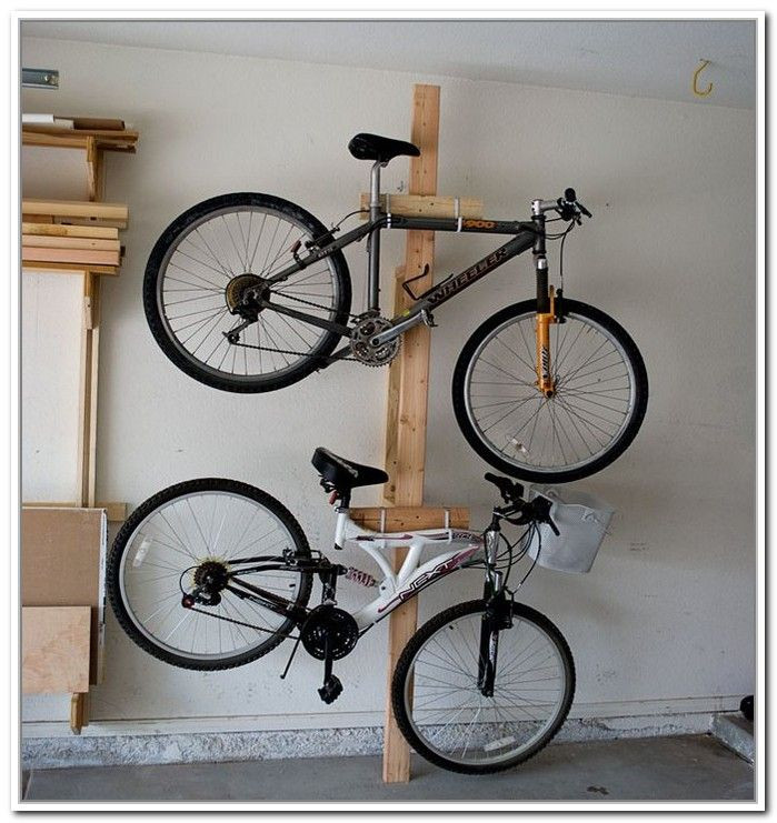 DIY Hanging Bike Rack
 Best 25 Garage bike storage ideas on Pinterest