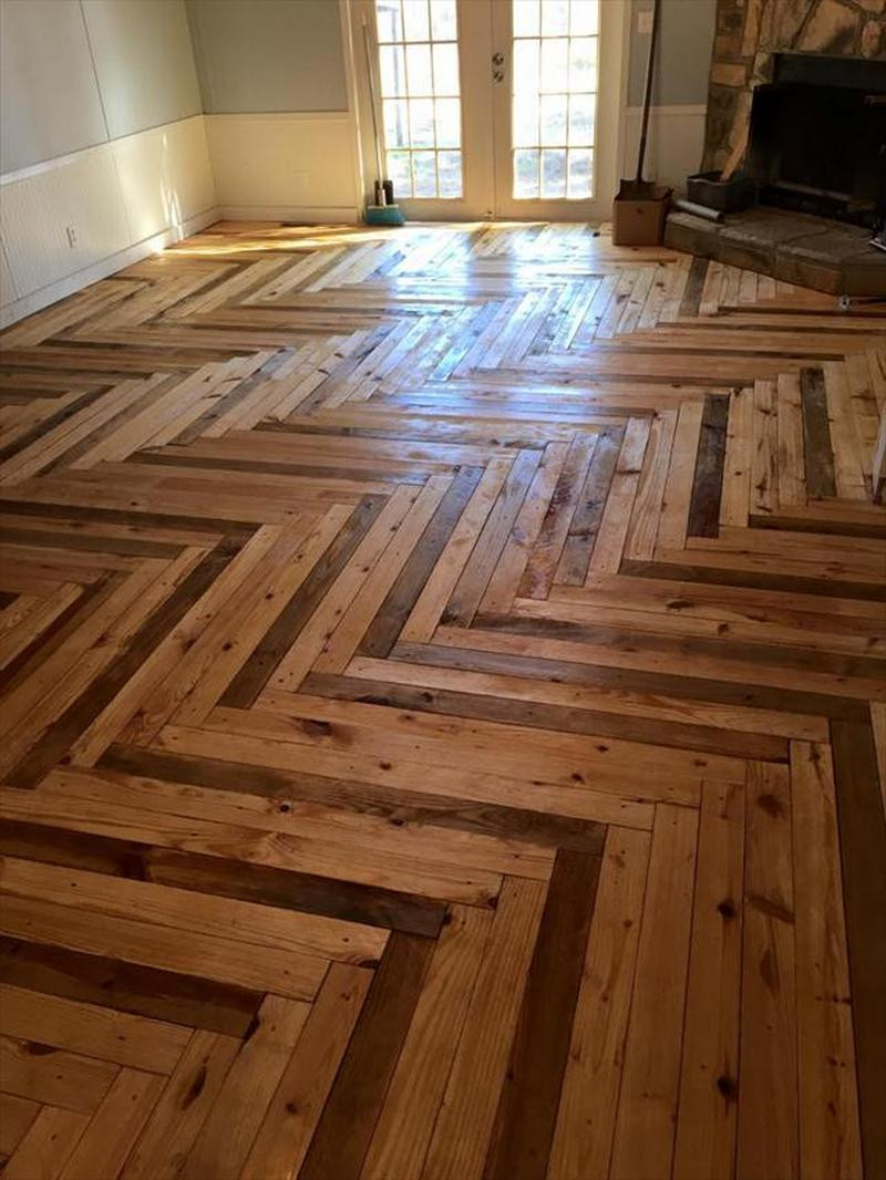 DIY Hardwood Flooring
 DIY Pallet Flooring – The Owner Builder Network