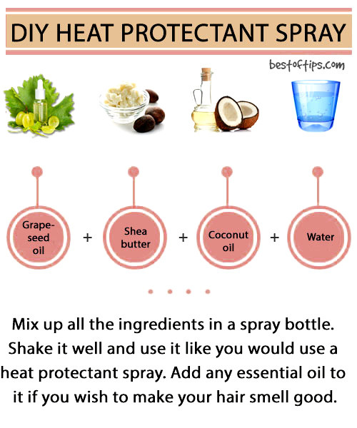 DIY Heat Protectant For Hair
 DIY NATURAL HEAT PROTECTANT SPRAY Best Tips
