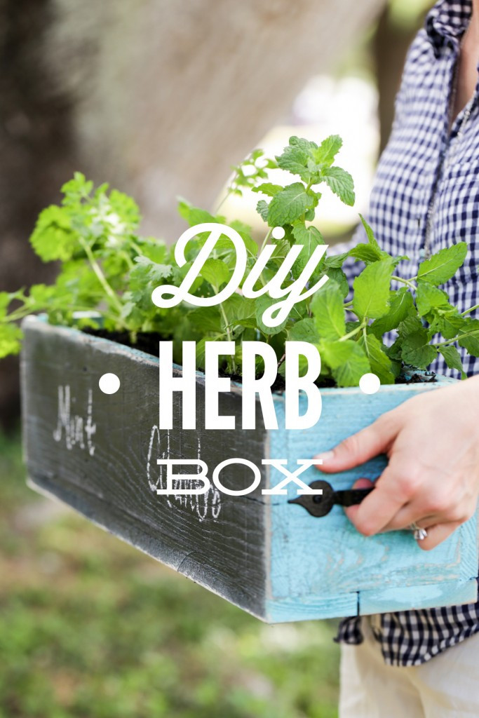 DIY Herb Garden Box
 DIY Herb Box Live Simply