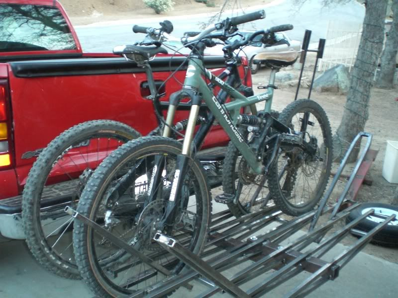 DIY Hitch Bike Rack
 Home made bike rack Campers and Trailers
