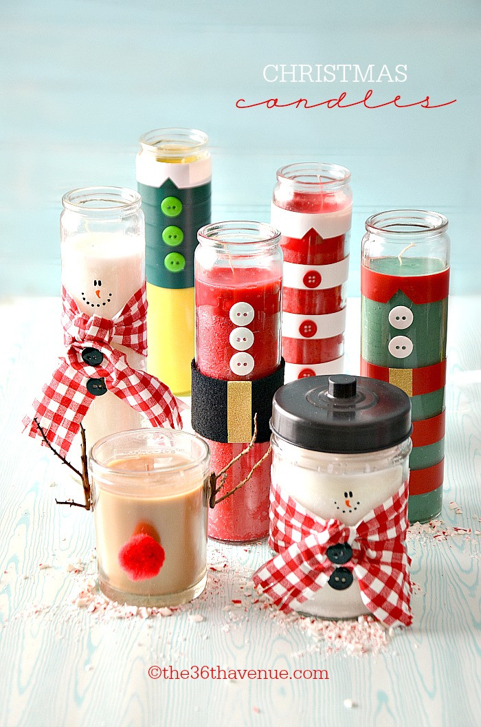 DIY Holiday Gifts
 Christmas Gifts DIY Candles The 36th AVENUE