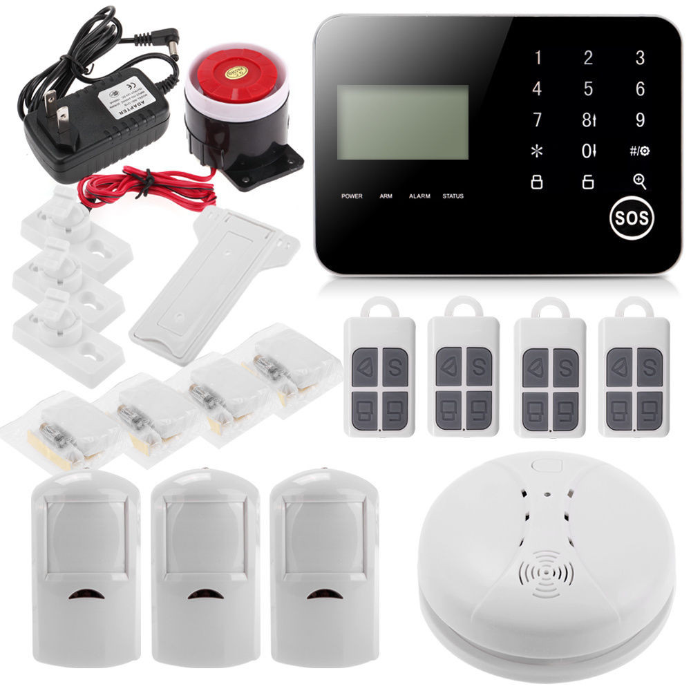 DIY Home Alarm
 Wireless DIY Home Security Alarm Smoke Burglar System IOS