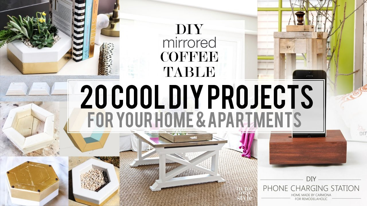 DIY Home Blog
 20 Cool Home decor DIY Project