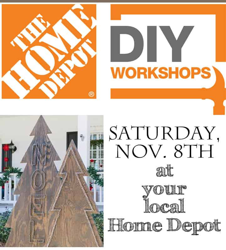 DIY Home Depot
 The Home Depot Holiday DIY Workshop e Join Us