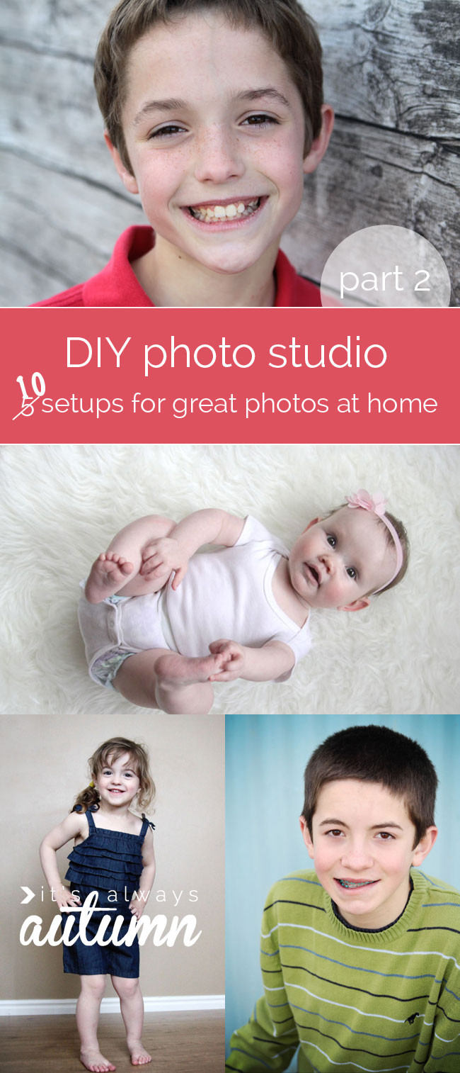 DIY Home Photography Studio
 how to set up a DIY home photo studio