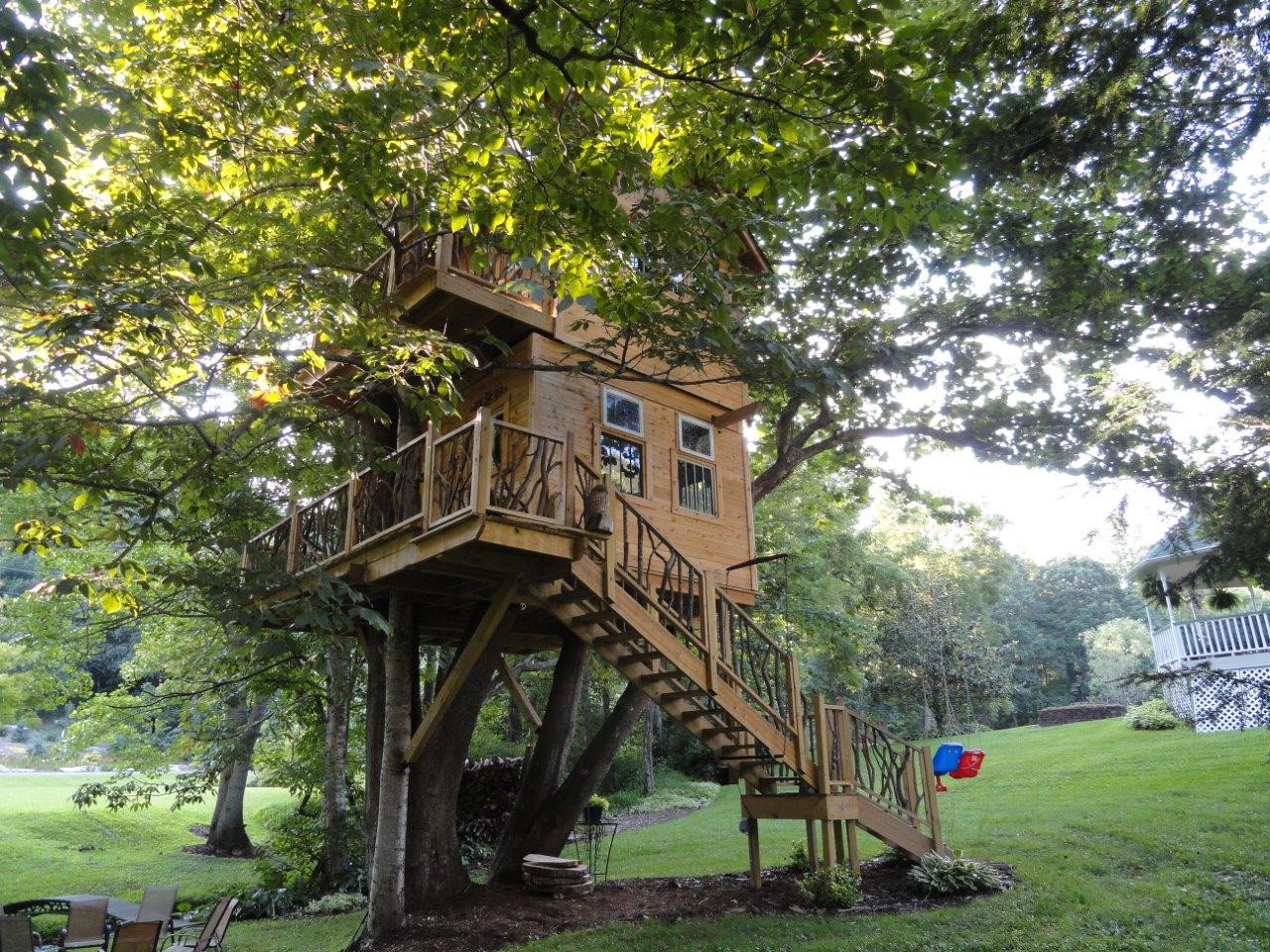 DIY Home Plans
 Outdoor Diy Treehouse For Creative And Refreshing Outdoor