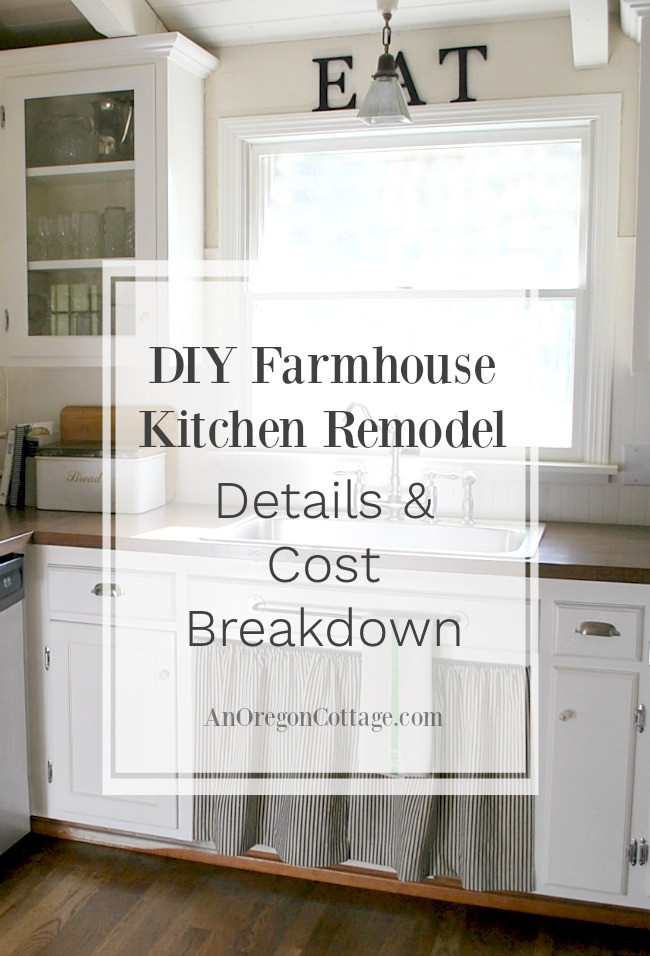 DIY Home Remodel
 80s Ranch to Farmhouse Fresh DIY Kitchen Remodel Details