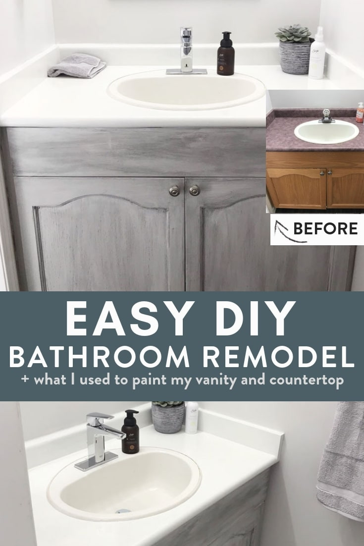 DIY Home Remodel
 Easy No Fuss DIY Bathroom Remodel