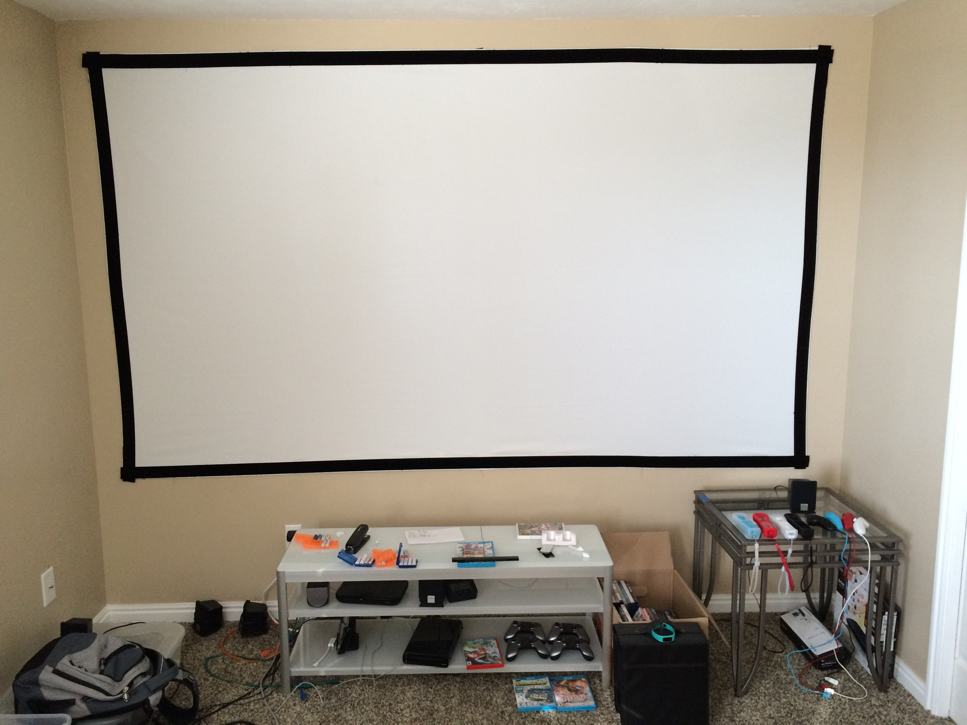 DIY Home Theater Screen
 DIY Home Theater Screen with