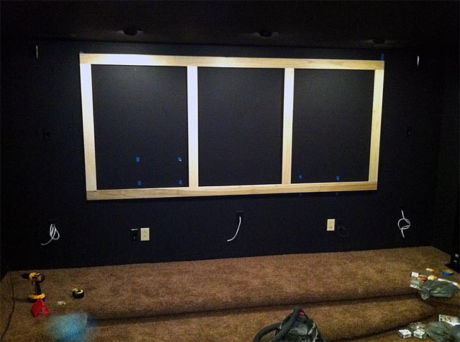 DIY Home Theater Screen
 HDTV and Home Theater Podcast News Tom s DIY Laminate