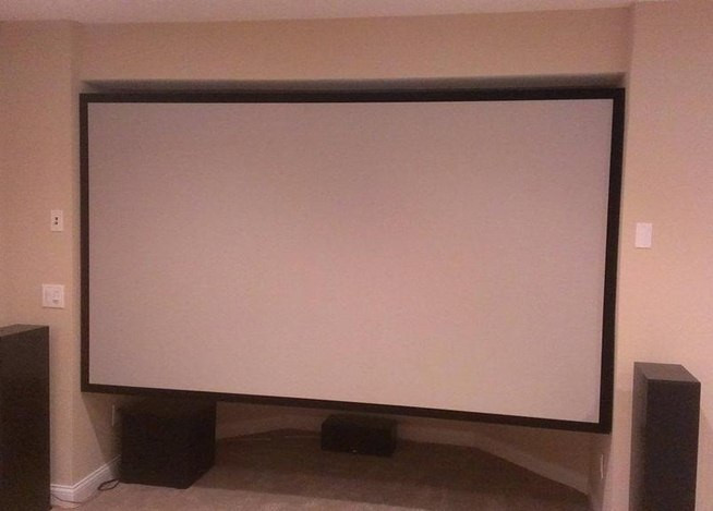 DIY Home Theater Screen
 Save Money on Your Home Theater with This Pro Looking DIY