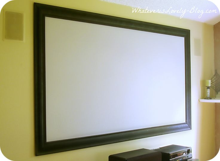 DIY Home Theater Screen
 DIY Home Theater