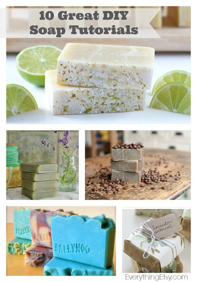 DIY Homemade Soap
 10 Great DIY Soap Tutorials–The Perfect Handmade Gift