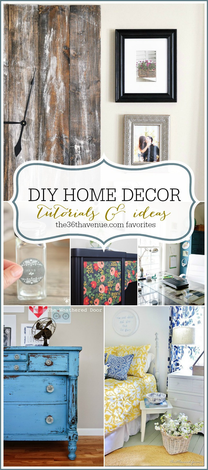 DIY Ideas For The Home
 The 36th AVENUE DIY Home Decor Ideas