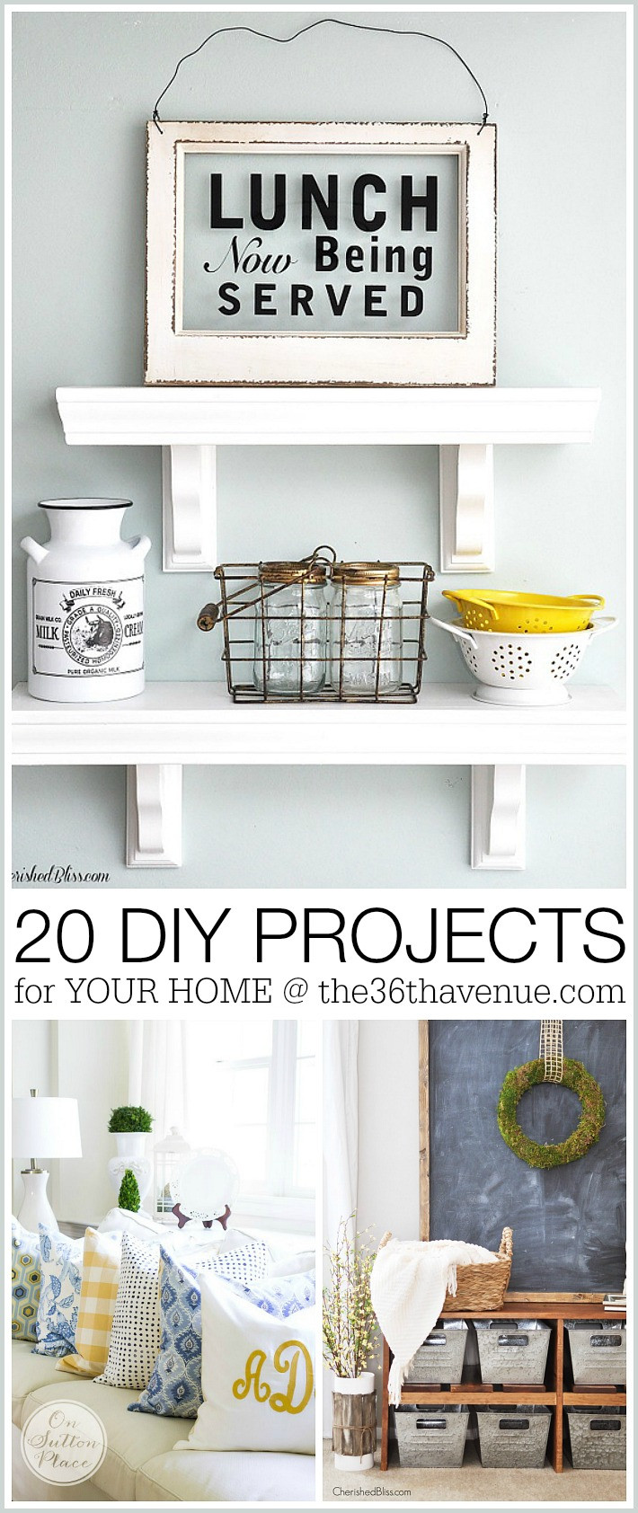 DIY Ideas For The Home
 Home Decor DIY Projects
