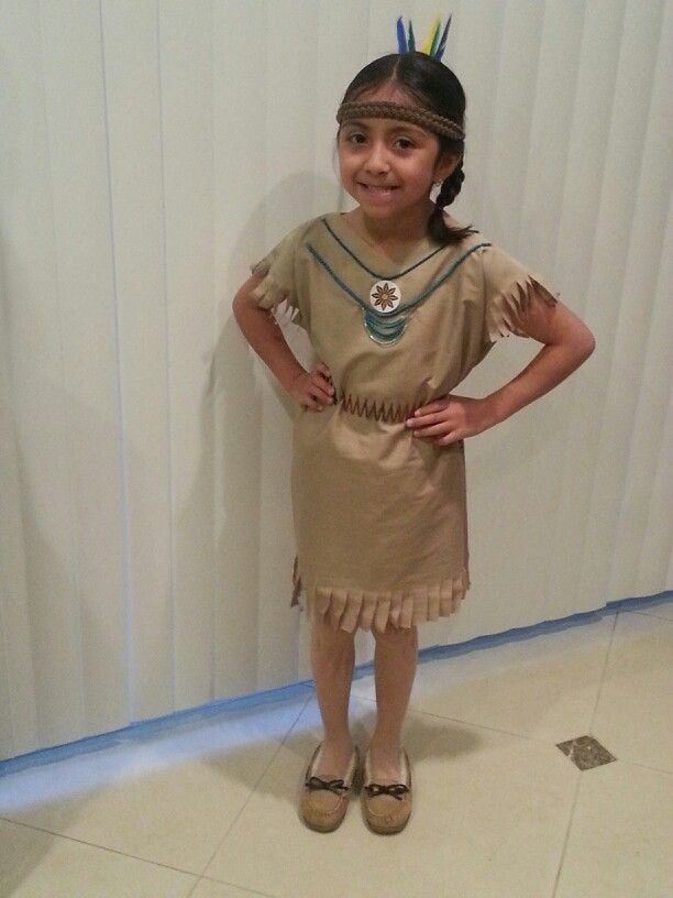 DIY Indian Costume
 Native American dress out of Pillowcase No sew Indian