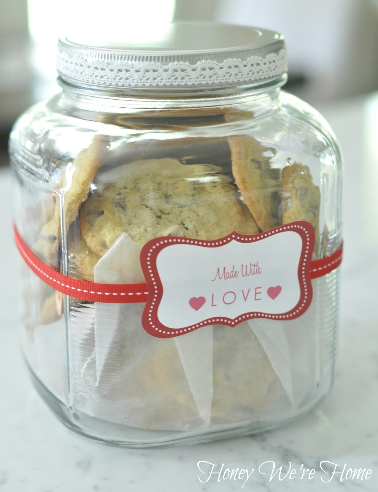 DIY Jar Gifts
 Homemade Cookies in a Gift Jar