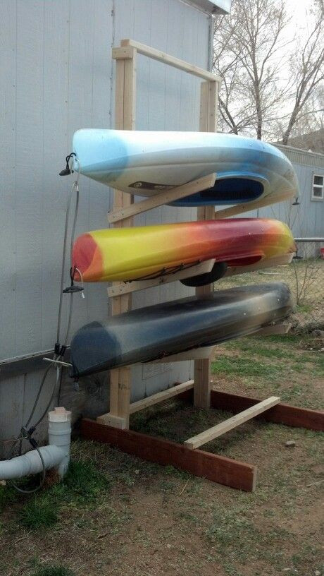 DIY Kayak Storage Rack Plans
 Kayak storage rack …