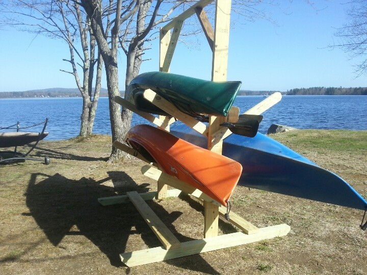DIY Kayak Storage Rack Plans
 Kayak rack DIY Pinterest