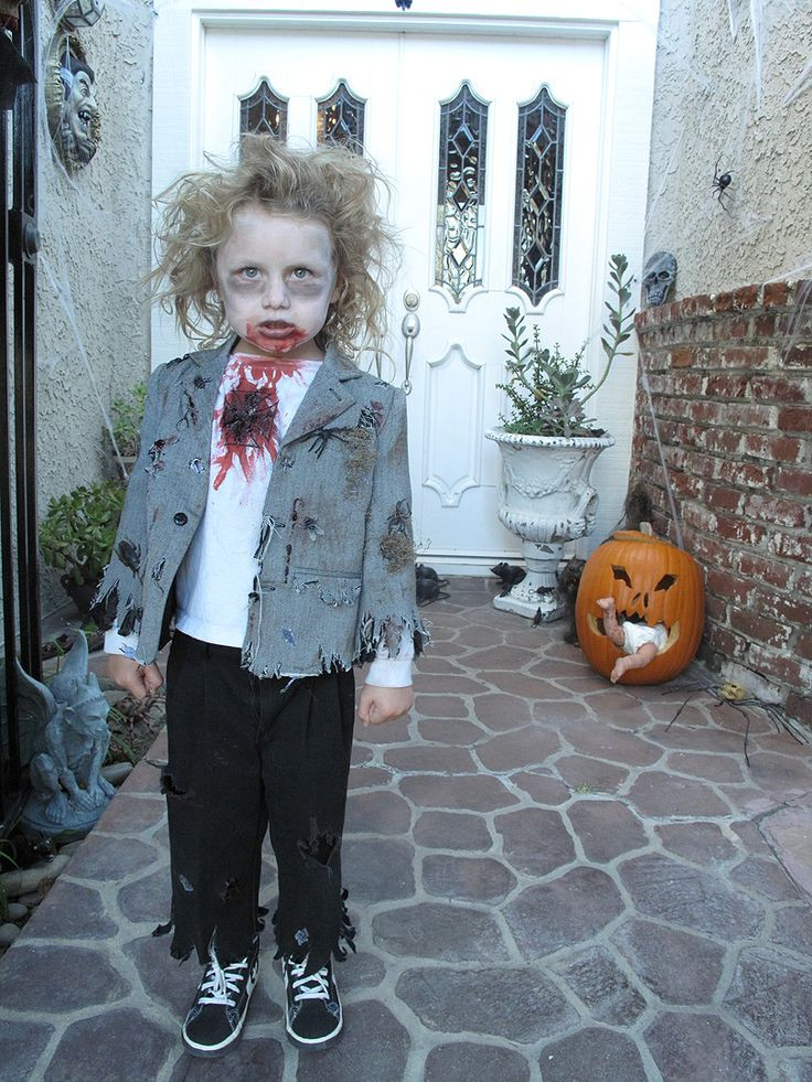 DIY Kids Zombie Costume
 17 Best ideas about Kids Zombie Costumes on Pinterest