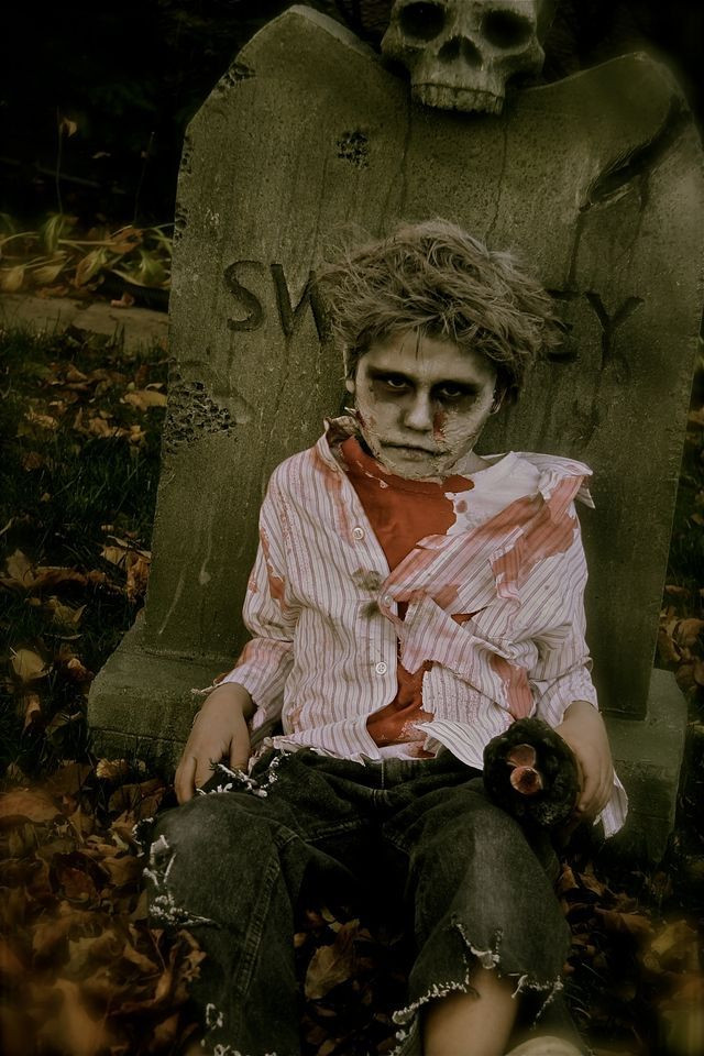 DIY Kids Zombie Costume
 Pin by Sandy Williams on Halloween Pinterest
