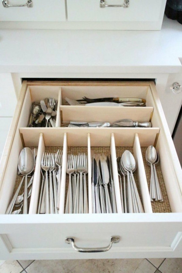 DIY Kitchen Drawer Organizer
 Small Kitchen Set Up And Save Space – 20 DIY Ideas – Fresh