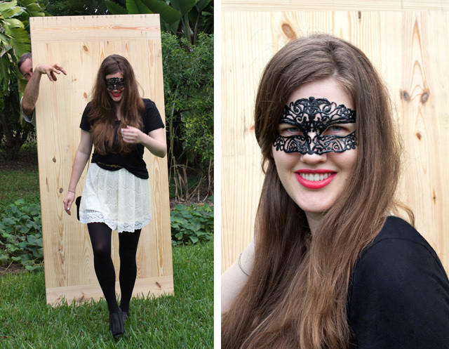 DIY Lace Masquerade Mask
 Masquerade Mask DIY 4