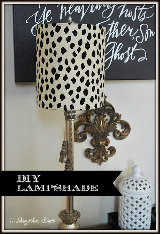 DIY Lampshade Kit
 How to make a fabric covered lampshade