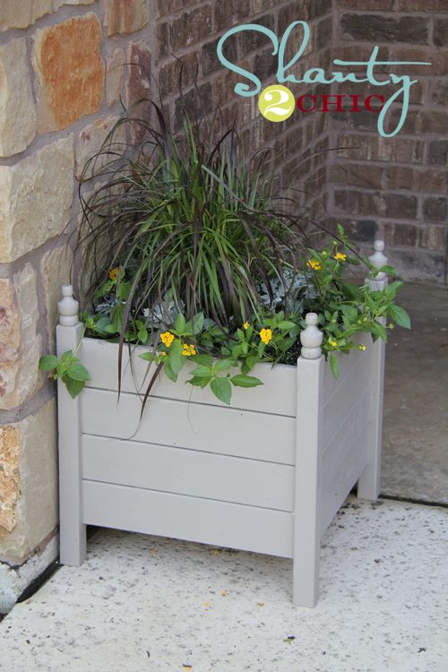 DIY Large Planter Boxes
 Best 25 Square planters ideas on Pinterest
