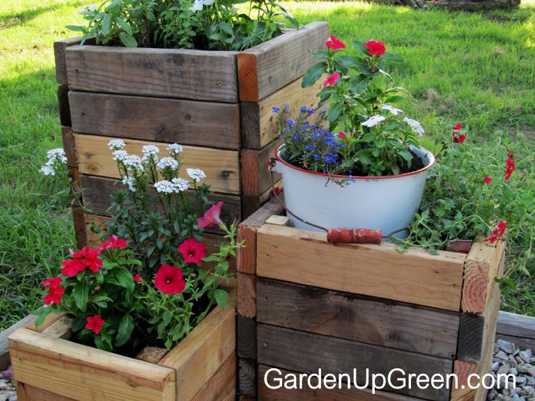 DIY Large Planter Boxes
 DIY Reclaimed Wood Planter Boxes – Garden Up Green