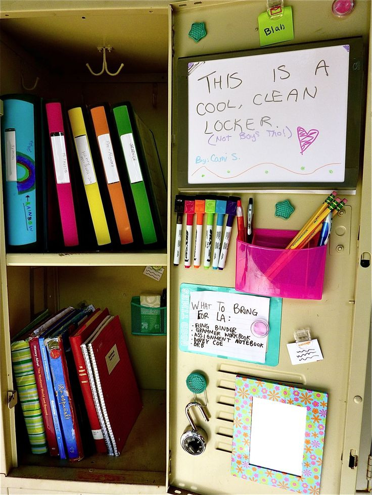 DIY Locker Organization Ideas
 Easy DIY Locker Decorations Ideas For Teenagers