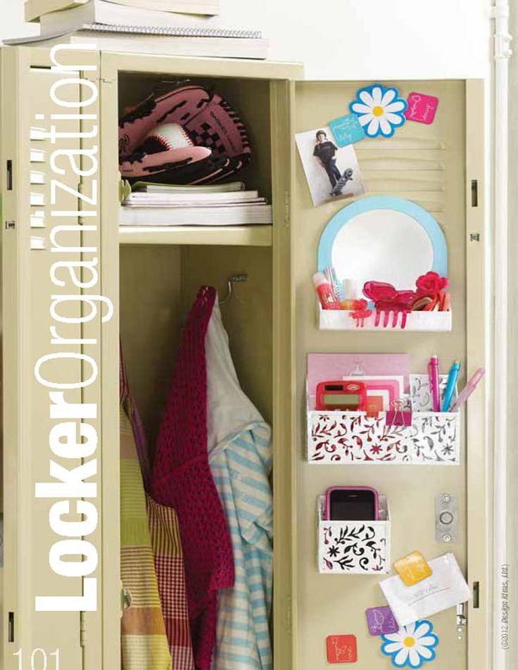 DIY Locker Organization Ideas
 Keep your locker neat and tidy at all times Organization