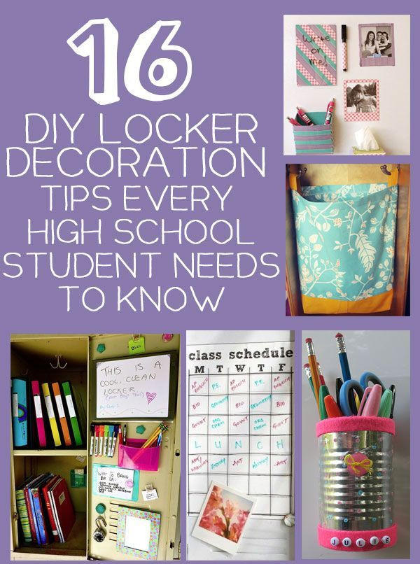 DIY Locker Organization Ideas
 16 DIY Locker Storage and Decoration Tips and Tricks Every